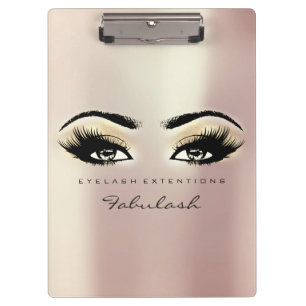 Porte-bloc Le studio Brown de maquilleur fouette le rose de
