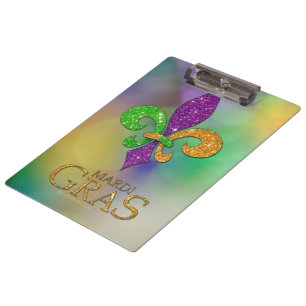 Porte-bloc Le vert violet doré festif de SlipperyJoe sur le t