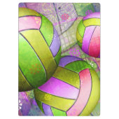 Porte-bloc Le volley-ball des filles (Dos)