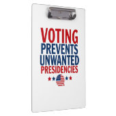 Porte-bloc Le vote empêche les présidences indésirables homme (Swatch)