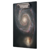 Porte-bloc Le Whirlpool Galaxy M51 & Companion dans l'espace (Gauche)