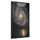 Porte-bloc Le Whirlpool Galaxy M51 & Companion dans l'espace (Swatch)