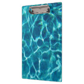 Porte-bloc L'eau bleue scintillante de piscine (Gauche)