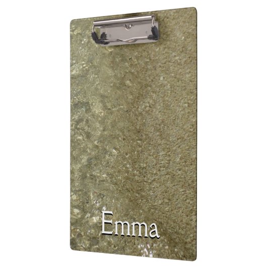 Porte-bloc L'eau sur la plage II Photographie Abstraite de la (Gauche)