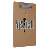 Porte-bloc Lecteur Netball Et Nom Dimensionnel, (Swatch)
