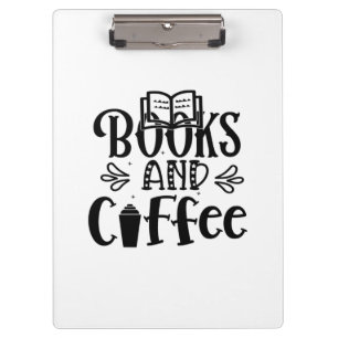 Porte-bloc Lecture De Livres D'Art Et Café