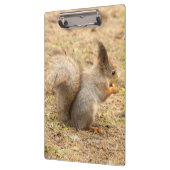 Porte-bloc L'écureuil mignon mange une photo de noix (Gauche)