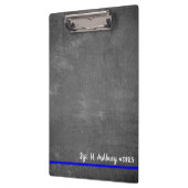 Porte-bloc Léger Ligne Bleue Modifiable Police Application (Gauche)