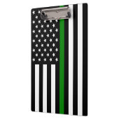 Porte-bloc Légère ligne verte : Anciens combattants patriotiq (Gauche)