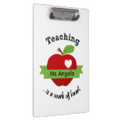 Porte-bloc L'enseignement est une oeuvre de coeur - Enseignan (Swatch)