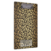 Porte-bloc Leopard Cheetah Peau animale Imprimer Glam moderne (Swatch)