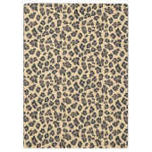 Porte-bloc Léopard et tournesol personnalisés (Dos)