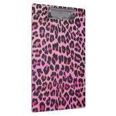 Porte-bloc Léopard noir et rose chaud (Swatch)