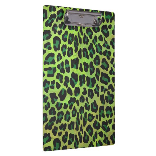 Porte-bloc Léopard noir et vert (Swatch)