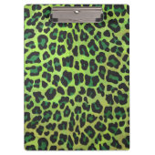 Porte-bloc Léopard noir et vert (Devant)