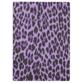 Porte-bloc Leopard Print, Léopard Spots, Purple Leopard (Dos)