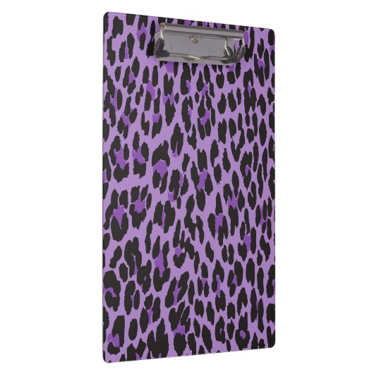 Porte-bloc Leopard Print, Léopard Spots, Purple Leopard (Swatch)