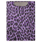 Porte-bloc Leopard Print, Léopard Spots, Purple Leopard (Devant)