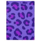 Porte-bloc "Leopard violet électrique" (Dos)