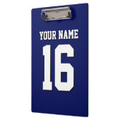 Porte-bloc L'équipe de Jersey de sports Blue Navy (Gauche)