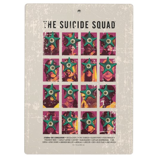 Porte-bloc L'équipe du suicide | Édition Starro Squad (Dos)