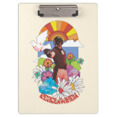 Porte-bloc L'équipe du suicide | Fleurs et soleil Peacemaker (Devant)