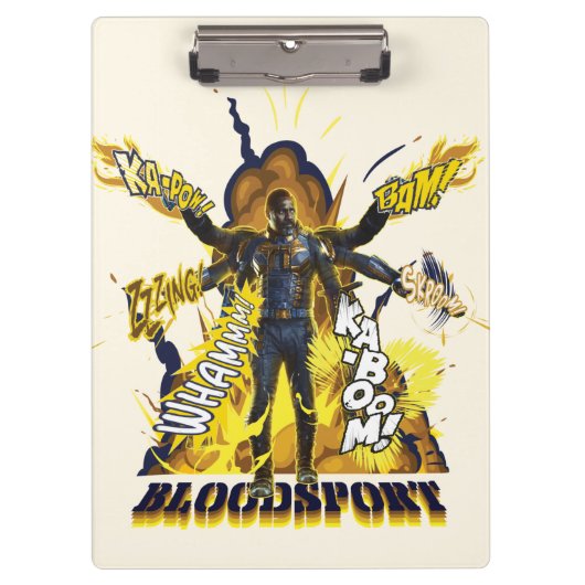 Porte-bloc L'équipe du suicide | Graphique d'action Bloodspor (Devant)