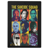 Porte-bloc L'équipe du suicide | Grille Rétro Avec Amanda Wal (Dos)