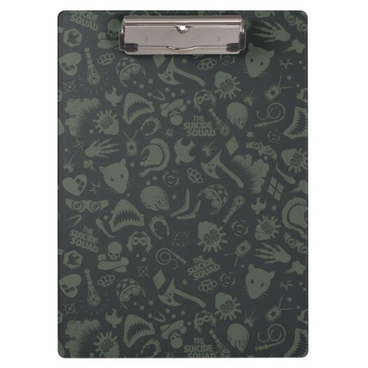 Porte-bloc L'équipe du suicide | Motif d'icône de caractère (Devant)