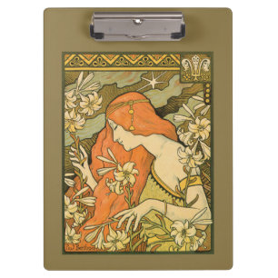 Porte-bloc L'Ermitage Française Nouveau Femme dans le champ d