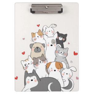 Porte-bloc Les animaux mignons