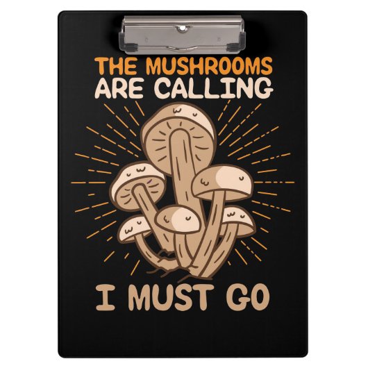 Porte-bloc Les Champignons Chasseurs De Champignons Appelent (Devant)