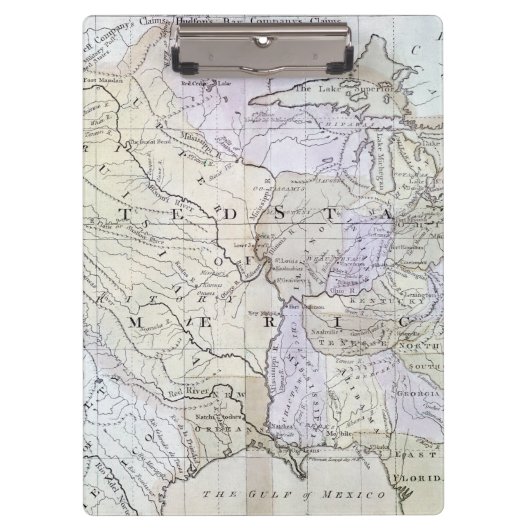 Porte-bloc Les ETATS-UNIS TRACENT, c1812 (Devant)