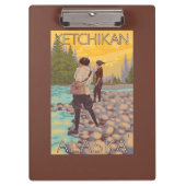 Porte-bloc Les femmes pilotent la pêche - Ketchikan, Alaska (Devant)