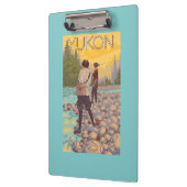 Porte-bloc Les femmes pilotent la pêche - le Yukon, Alaska (Gauche)