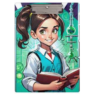 Porte-bloc Les filles adorent la science !