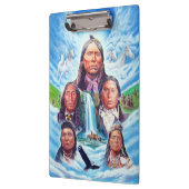 Porte-bloc Les Indiens d'Amérique célèbres chefs indiens peig (Gauche)