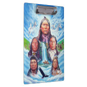 Porte-bloc Les Indiens d'Amérique célèbres chefs indiens peig (Swatch)