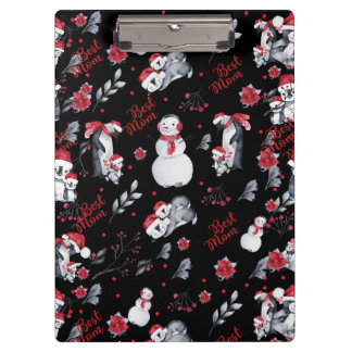 Porte-bloc Les Meilleurs Pingouins de Noël