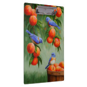 Porte-bloc Les oiseaux bleus dans le verger d'un bracelet (Swatch)