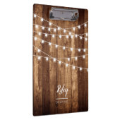 Porte-bloc Les quirlandes électriques en bois rustiques ont (Swatch)
