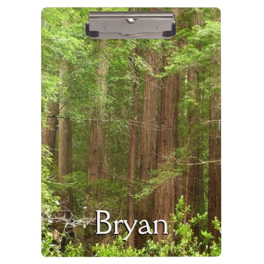 Porte-bloc Les séquoias au monument national de Muir Woods (Devant)