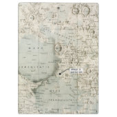 PORTE-BLOC L'ESPACE : LUNE MAP, 1972 (Dos)