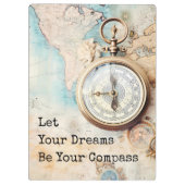Porte-bloc Let Your Dreams Be Your Compass (Dos)