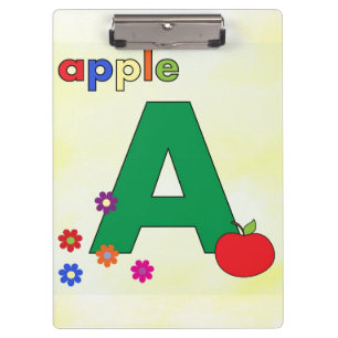 Porte-bloc LETTRE Apple A Porte - bloc