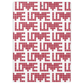 Porte-bloc LETTRE carré d'amour rouge mou (Dos)