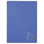 Porte-bloc Lettre de fleur rustique B (Dos)