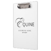Porte-bloc Lettre monogramme E Horse (Gauche)