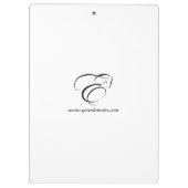 Porte-bloc Lettre monogramme E Horse (Dos)