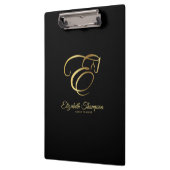 Porte-bloc Lettre monogramme E Horse (Gauche)